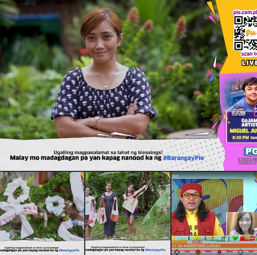 Screens from the Barangay PIE Lokal segment featuring Likha Lokal